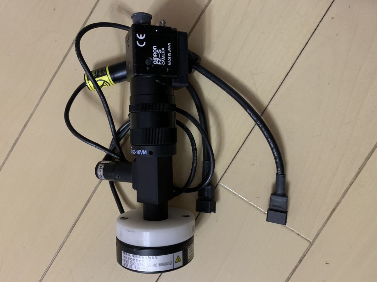日本人気超絶の ★現状品★OMRON FA用視覚センサカメラ FZ-S Moritex MCEL-CW8 同軸照明 プロ用、業務用