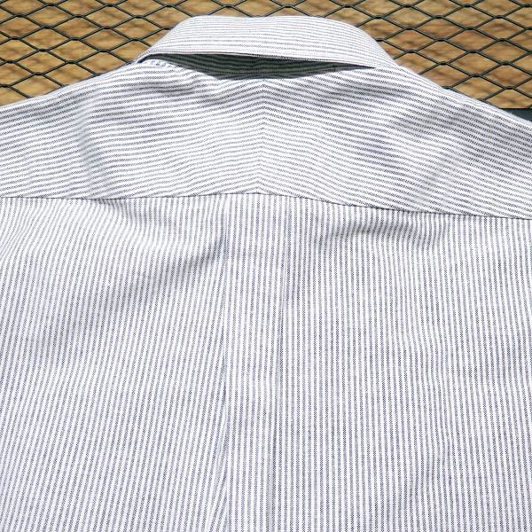 COMOLI コモリ オックスBDシャツ X01-02009 ストライプ ロングスリーブ