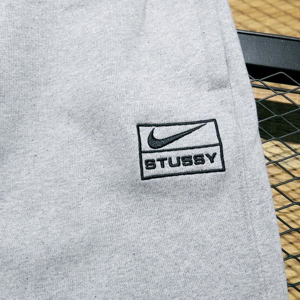 NIKE ナイキ x STUSSY ステューシー SWEAT PANT DO9340 063 スウェット パンツ ボトムス グレー イージーパンツ YX_画像5