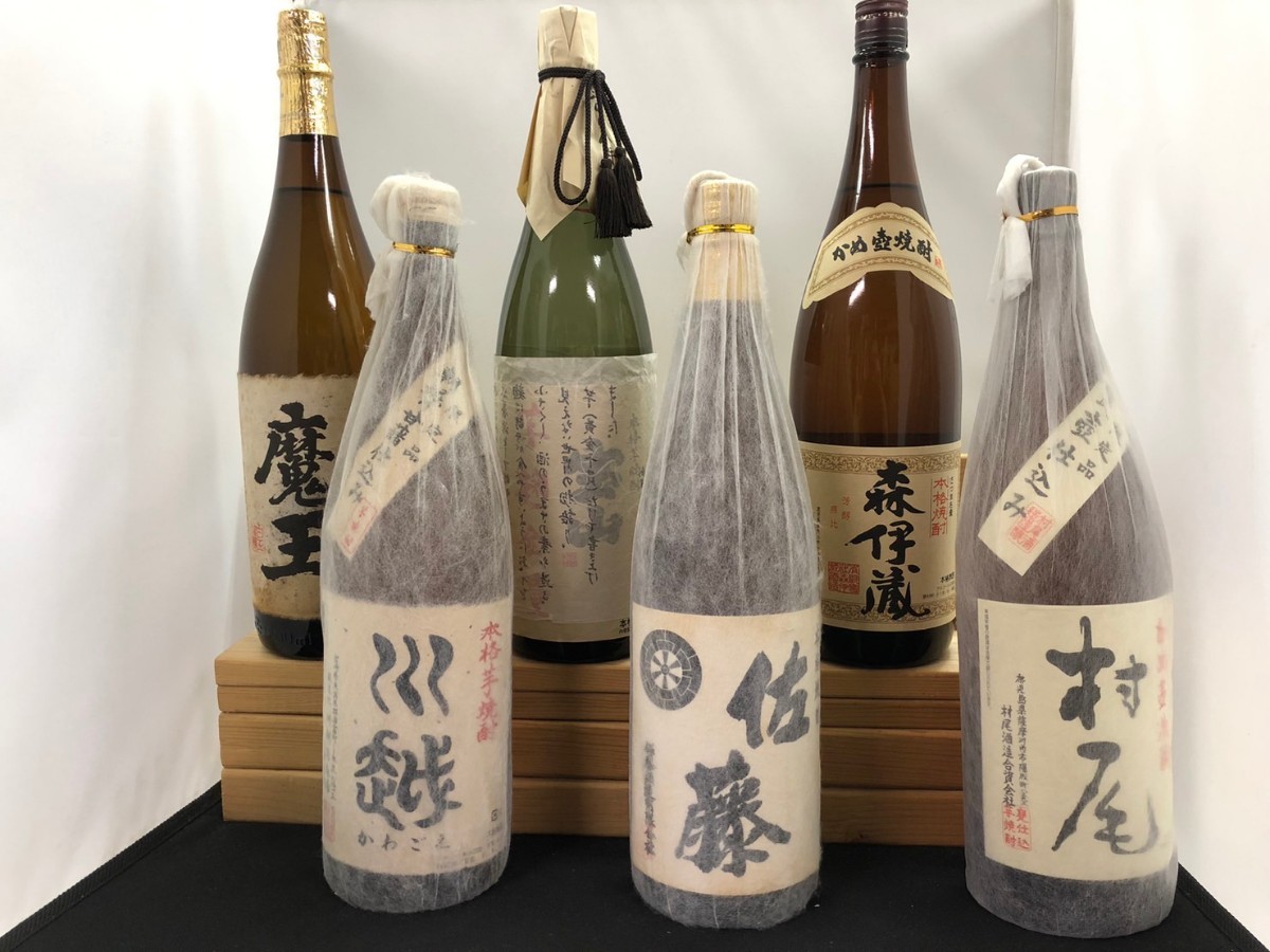 プレミア芋焼酎６本セット森伊蔵 村尾 佐藤 白 川越 魔王 宝山 芋麹