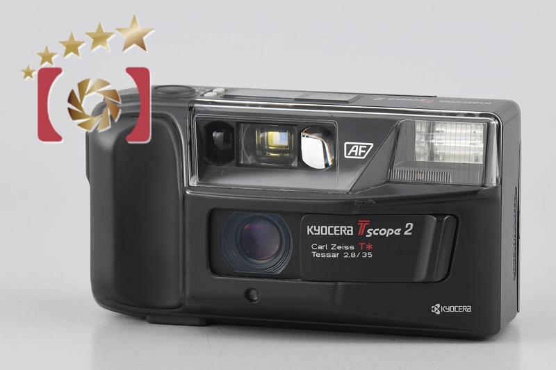 中古】KYOCERA 京セラ T SCOPE 2 コンパクトフィルムカメラ fajasbela.com