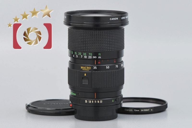 【中古】Canon キヤノン New FD 35-105mm f/3.5 MACRO