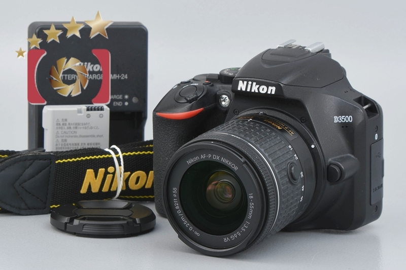 ≪超目玉☆12月≫ ニコン 【中古】Nikon D3500 ブラック レンズキット