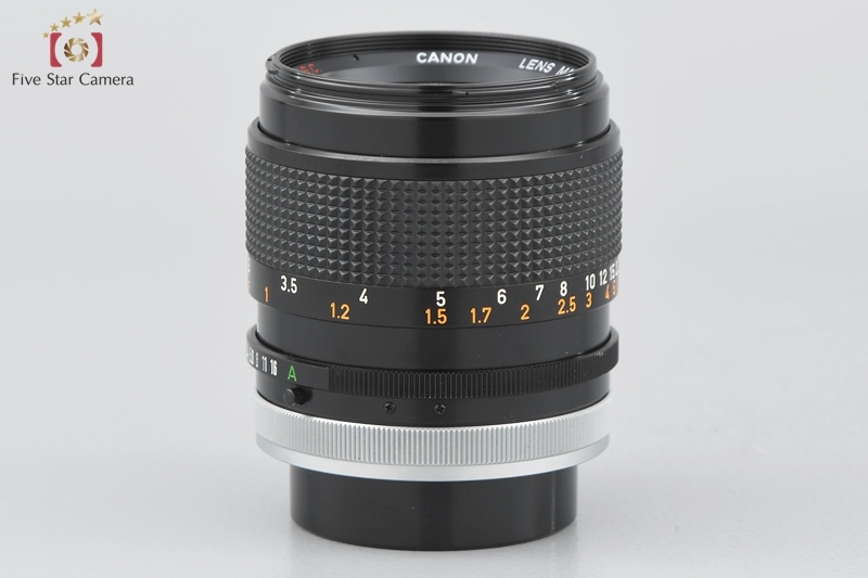 中古】Canon キヤノン FD 85mm f/1.8 S.S.C. 【誠実】 jhs.sabu.edu.ly