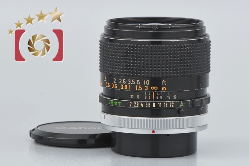 最新の激安 【中古】Canon キヤノン FD 28mm f/2 S.S.C. キヤノン