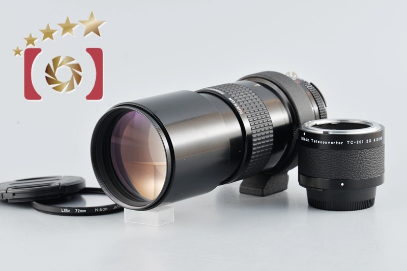 【中古】Nikon ニコン Ai NIKKOR 300mm f/4.5 + テレコンバーター TC-201 2X