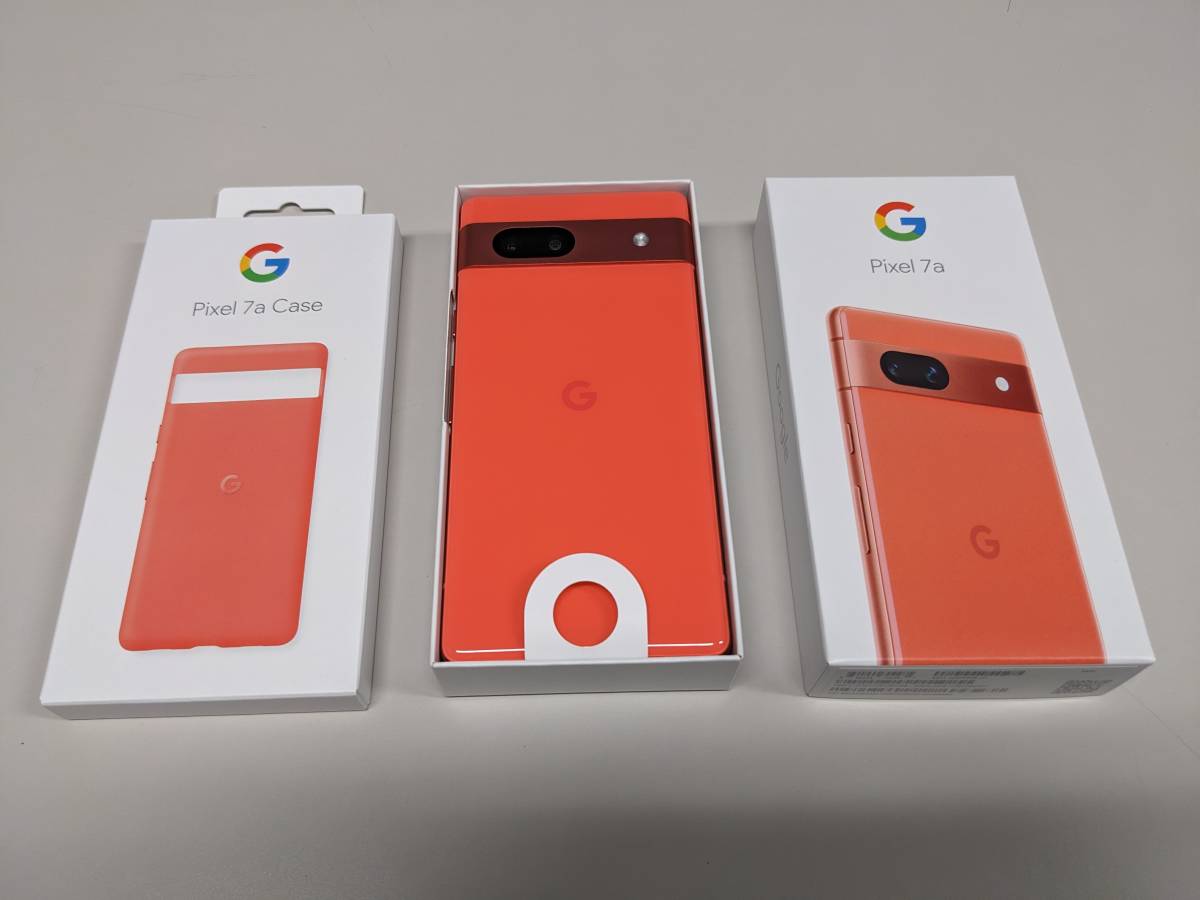 pixel 7a コーラル simフリー 本体 おまけ付き-