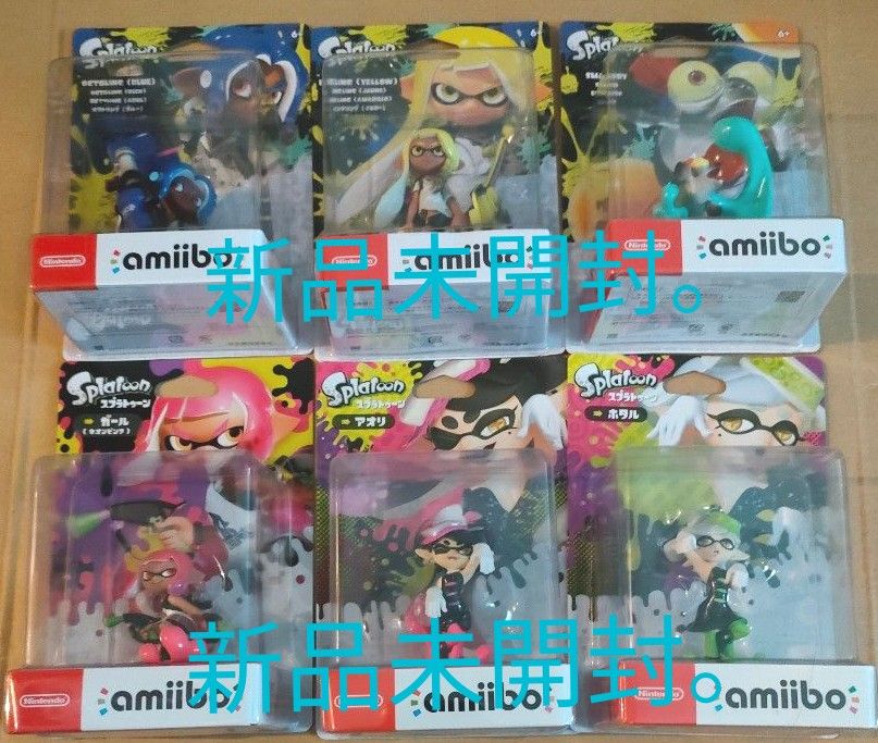 Nintendo switch amiibo スプラトゥーン トリプルセット ガール ネオン