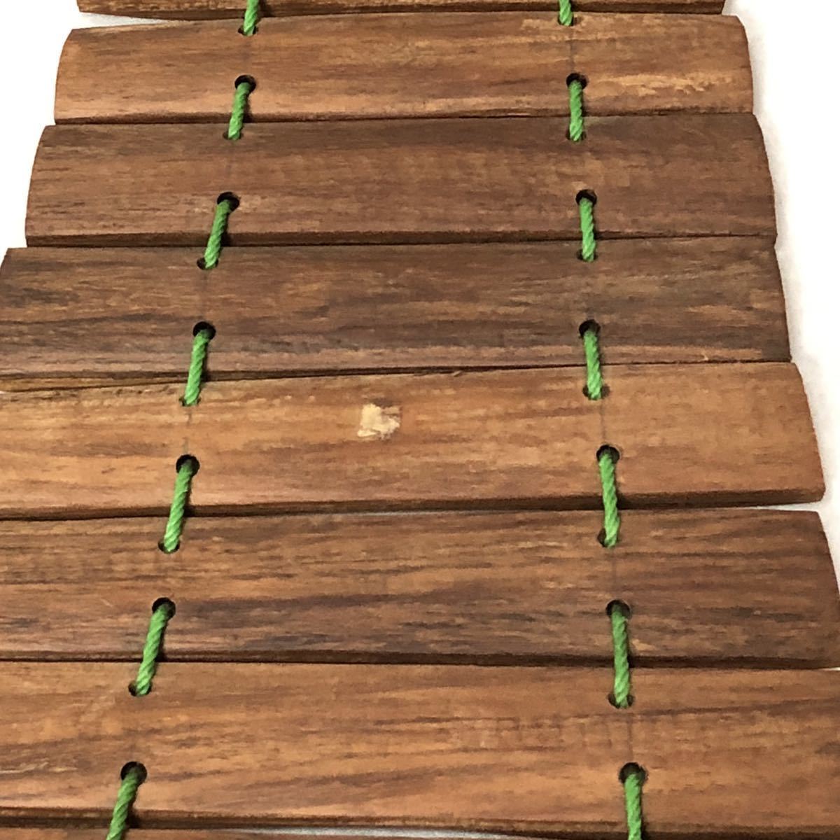 タイ 木琴 ラナート 民族楽器 楽器 アジア 雑貨 民芸品 鍵盤 打楽器 サイズ 約51×約22×約30㎝ 68-2の画像9
