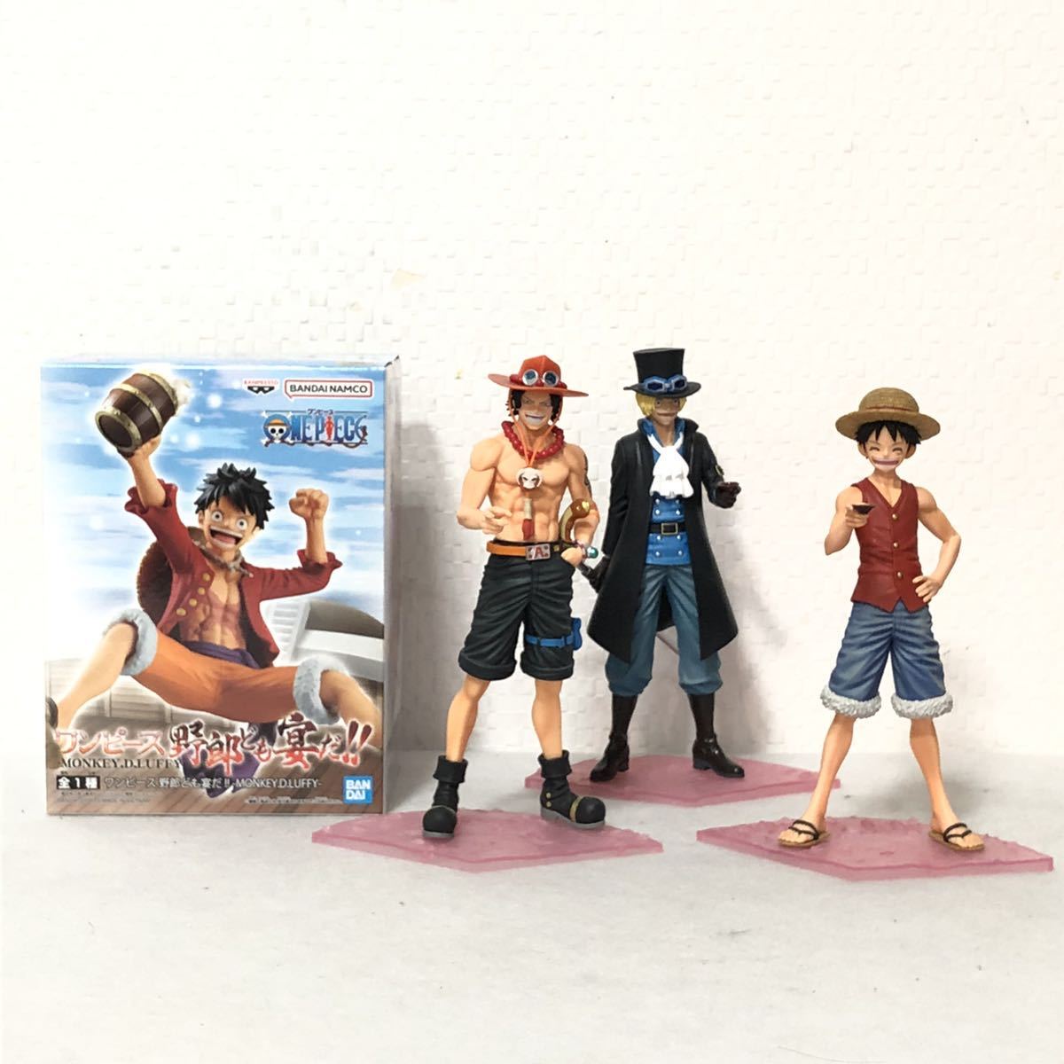 ワンピース フィギュア ルフィ エース サボ ONE PIECE バンダイ BANDAI