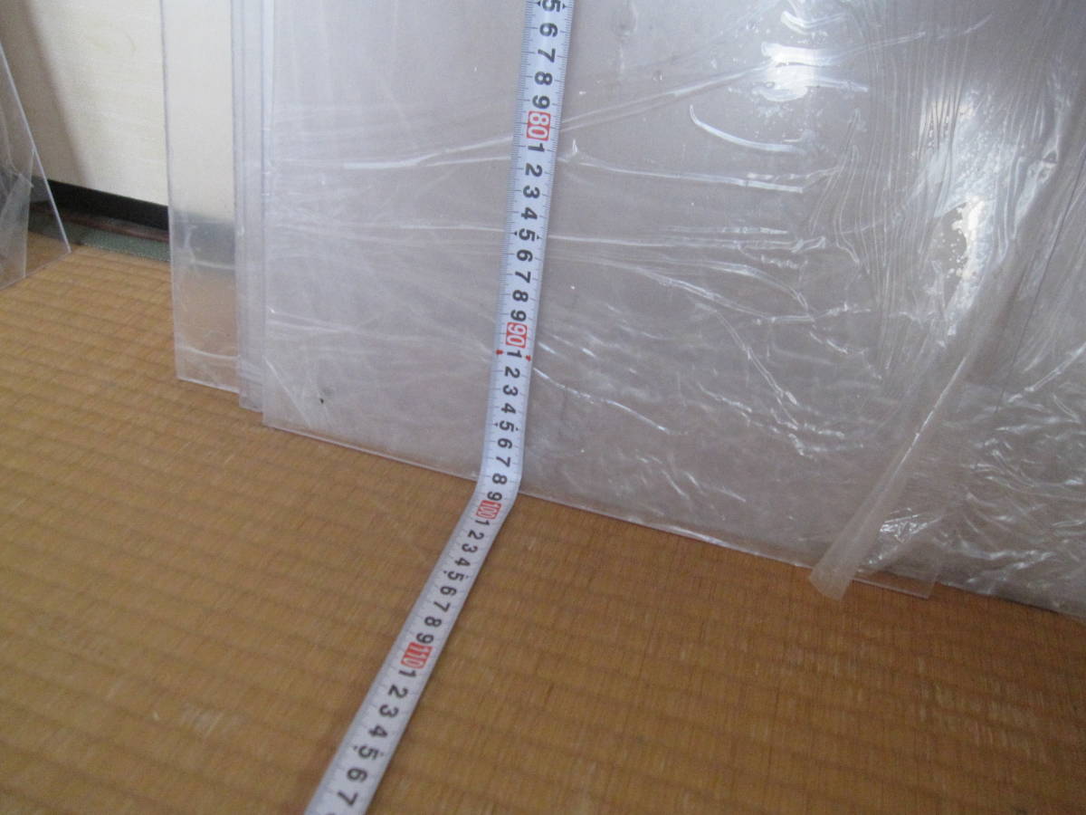  poly- car bone-to board large amount 10 sheets ( transparent ) 5x980x400 5x980x500 5x980x600 ( thickness x width x length mm) new goods . vinyl peeling . small scratch equipped 
