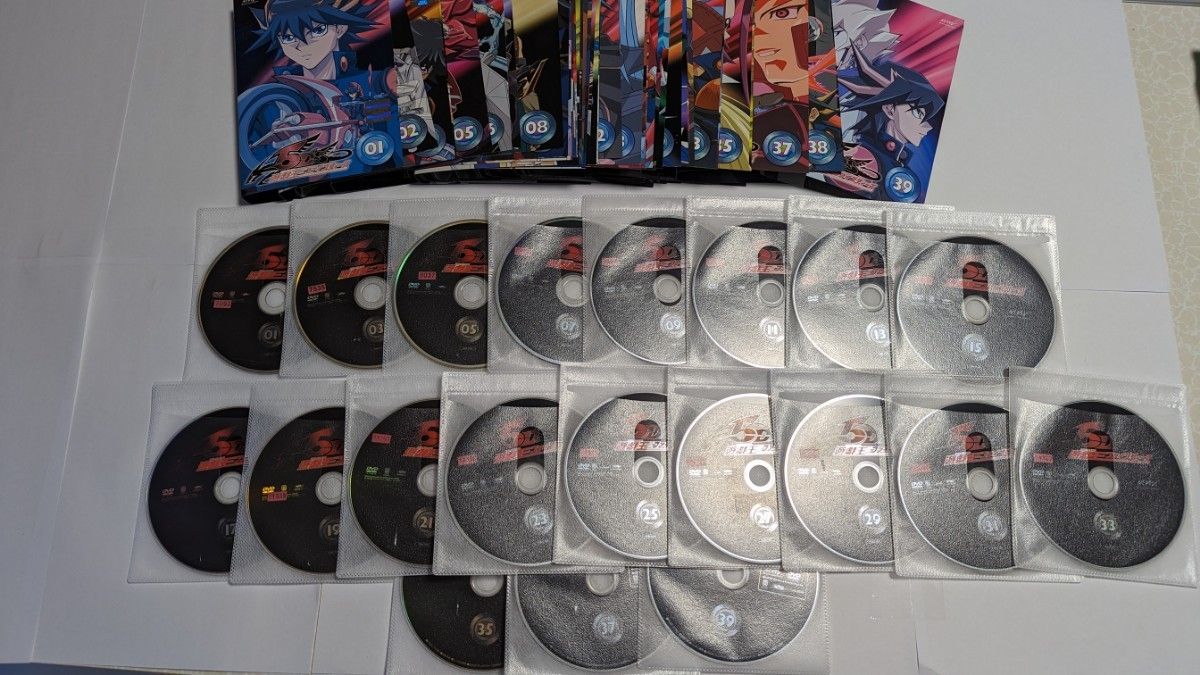 遊戯王5D's ファイブディーズ レンタル落ちDVD 全巻セット 全39巻