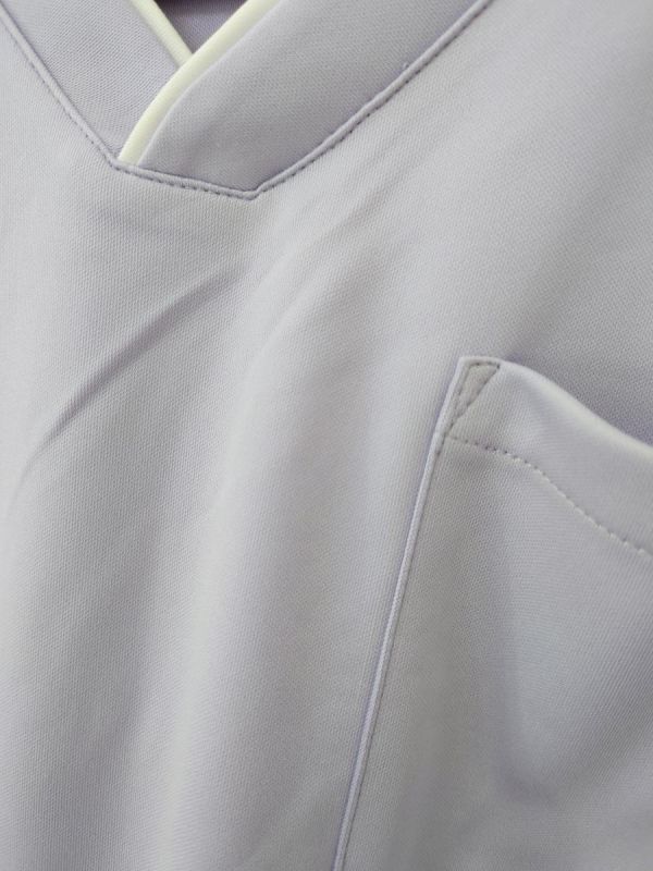  man and woman use shoulder snap-button stretch s Club LL lavender × white [KIY-1402]
