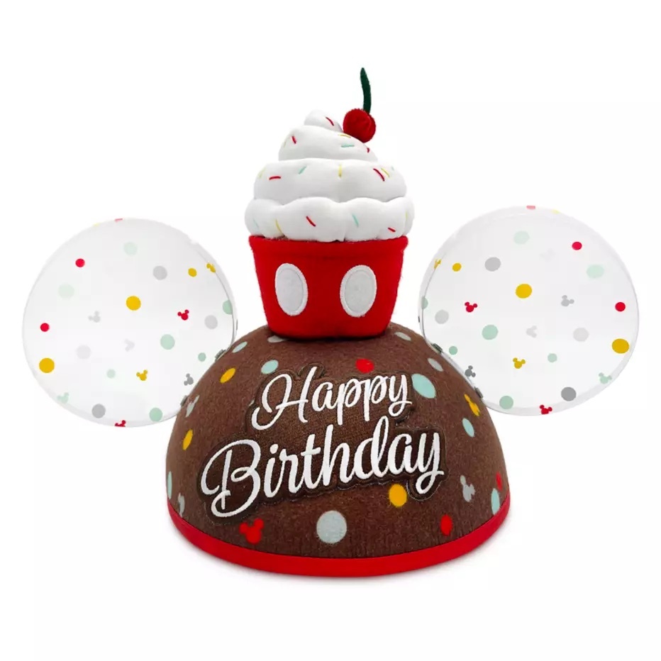 日本未発売 ミッキーマウス ハッピーバースデー イヤーハット 耳 帽子 誕生日ケーキ Disney Mickey Mouse Happy Birthday Ear Hat