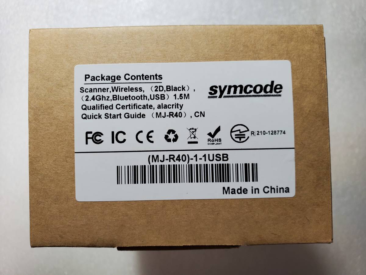 品質検査済 手持 バーコードリーダ R40DB Symcode 二次元/一次元 ①