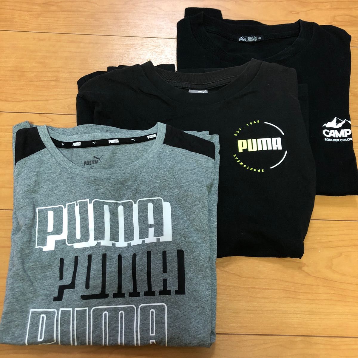 PUMA ＋ CAMP7 長袖Tシャツ　160cm 3枚セット