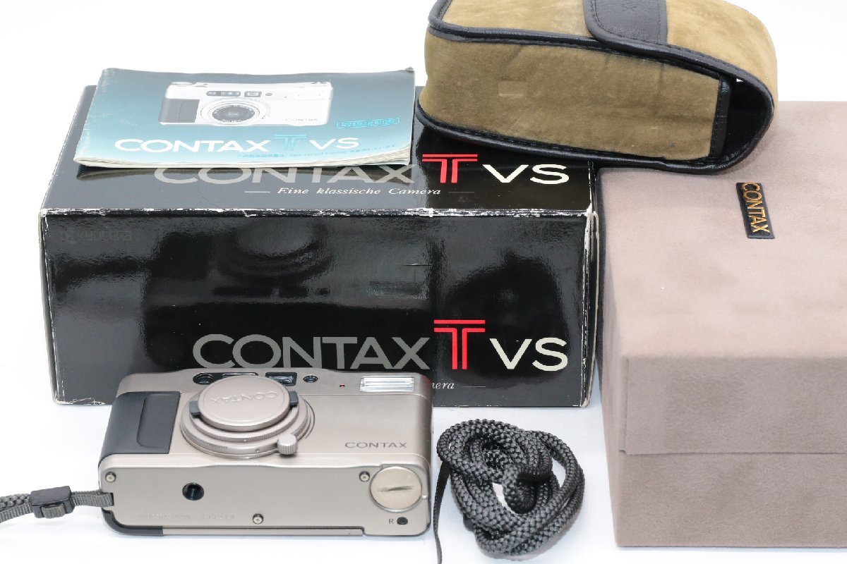 良品/訳あり】コンタックス CONTAX T VS(ケース、元箱、取説付