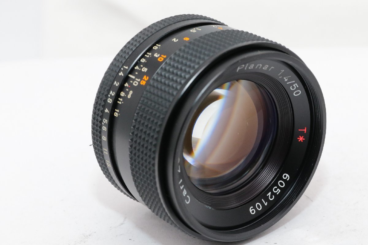 【良品/動作品】コンタックス CONTAXCARL ZEISS PLANAR 50MM F1.4 T* AE ★＃3707#_画像1