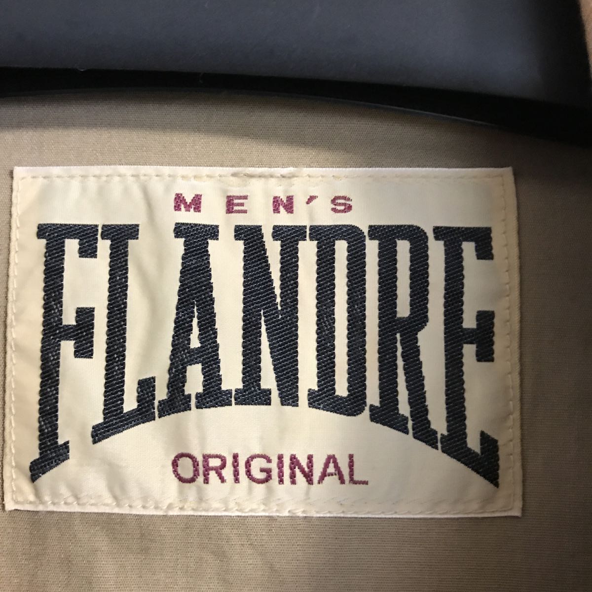 メンズ フランドル オリジナル men's FLANDRE original ブルゾン ジャンパー 綿100% レトロ サイズL_画像2