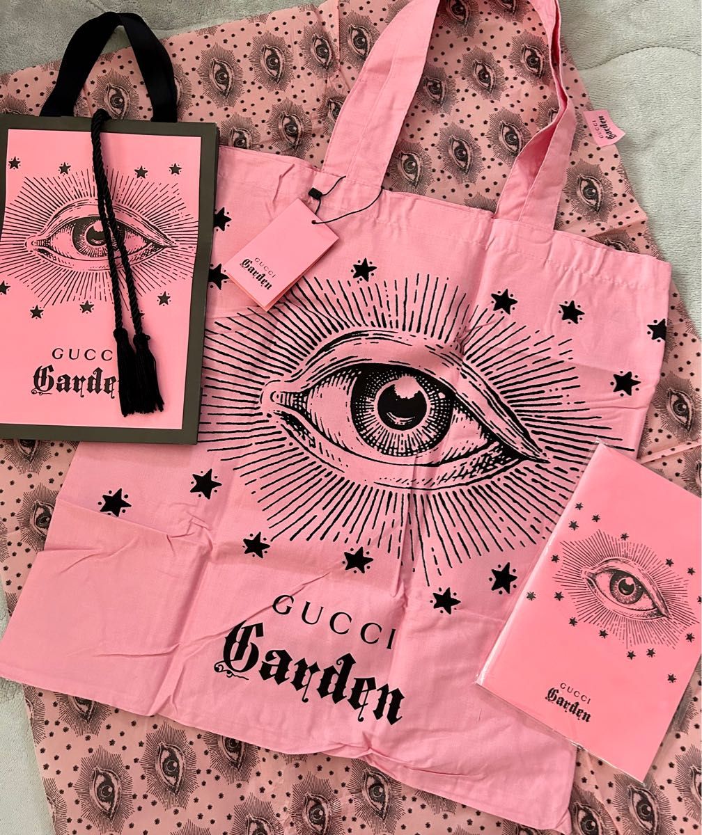 GUCCI GARDEN グッチガーデン アイモチーフ トートエコバッグ GUCCI GARDEN グッチガーデン アイモチーフ トートエコバッグ