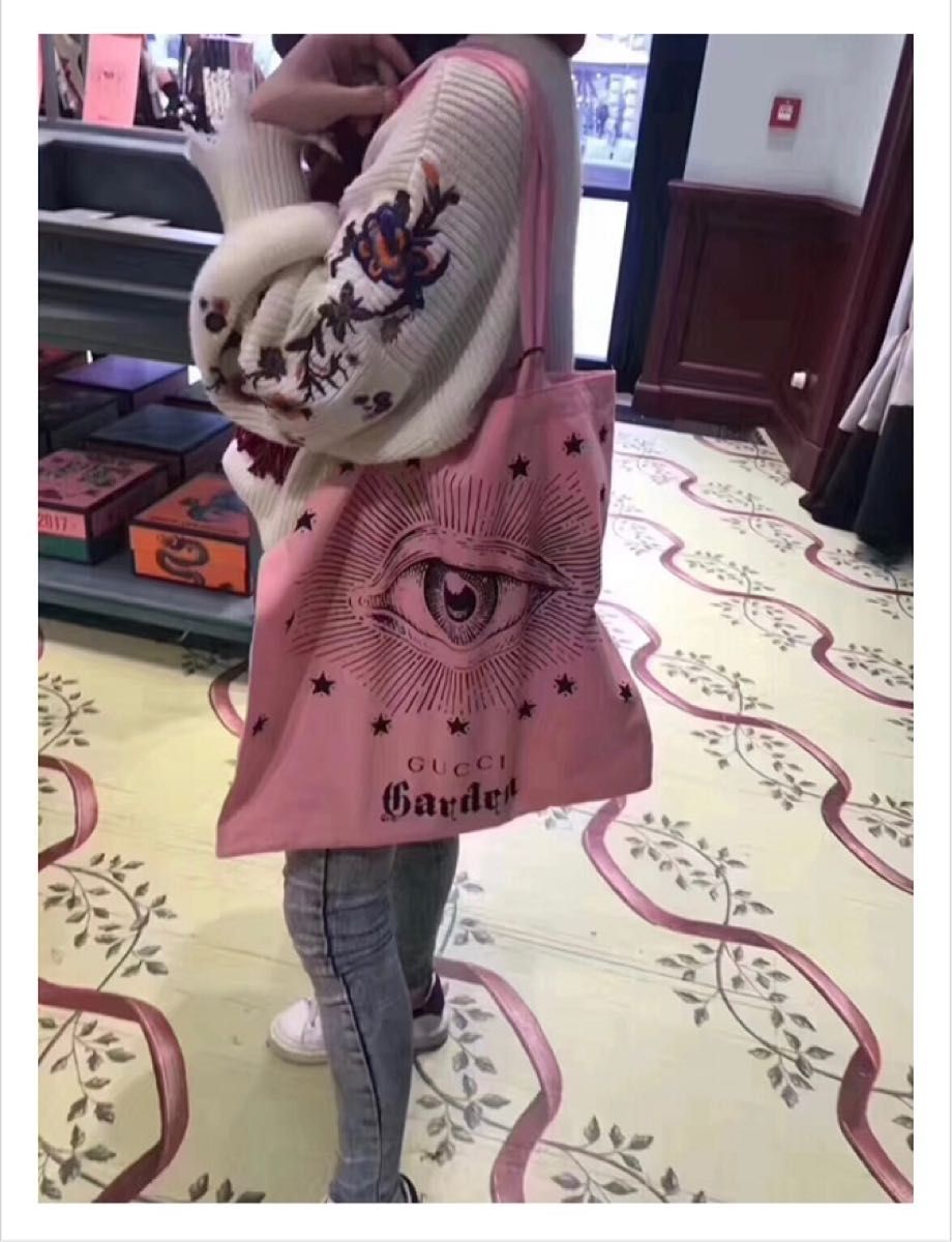 GUCCI GARDEN グッチガーデン アイモチーフ トートエコバッグ GUCCI GARDEN グッチガーデン アイモチーフ トートエコバッグ