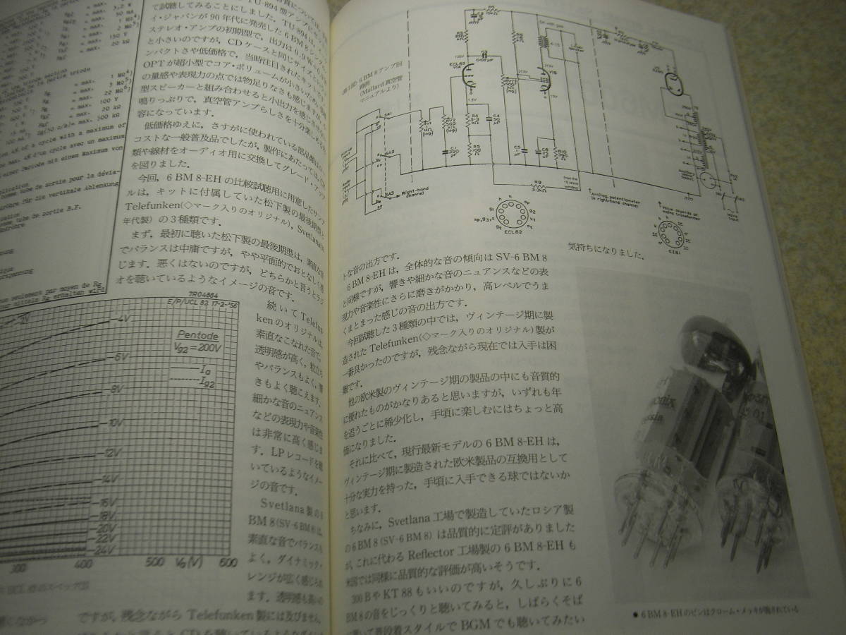 ラジオ技術　2006年3月号　801A/3A5/PCL-86/211/6BQ5各真空管アンプの製作　エレクトロハーモニクス6BM8-EHの詳細　パイオニアS-1 EX_画像10