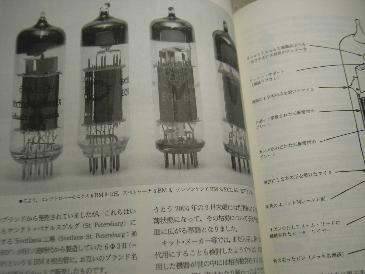 ラジオ技術　2006年3月号　801A/3A5/PCL-86/211/6BQ5各真空管アンプの製作　エレクトロハーモニクス6BM8-EHの詳細　パイオニアS-1 EX_画像9