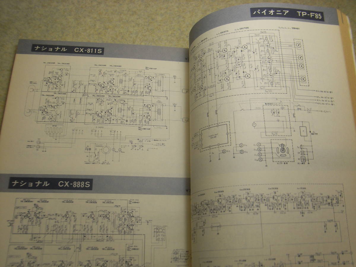 電波科学　1969年11月号　テレコ8トラ特集　8トラプレーヤーテスト/ソニー8TC-6/ビクターCHR-250等/テレコ回路図集　ラックスSQ707全回路図_画像9