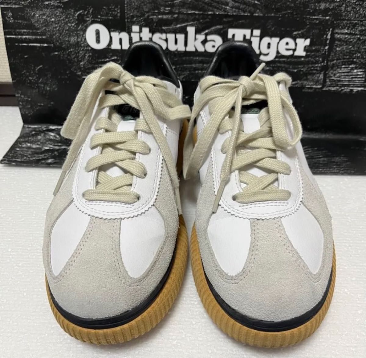 未使用 オニツカタイガー OnitsukaTigerデレシティ ライケングリーン-