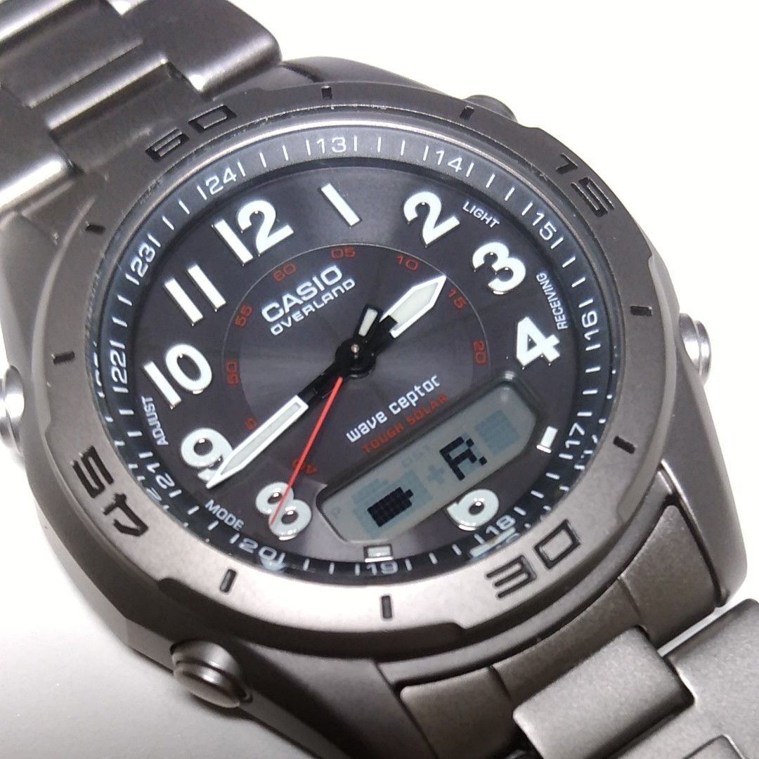 ジャンク品】CASIO カシオ ウェーブセプター オーバーランド OAW ジャンク品】CASIO カシオ ウェーブセプター オーバーランド OAW