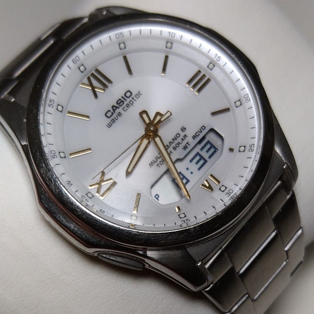 CASIO カシオ ウェーブセプター タフソーラー 電波腕時計 WVA CASIO カシオ ウェーブセプター タフソーラー 電波腕時計 WVA