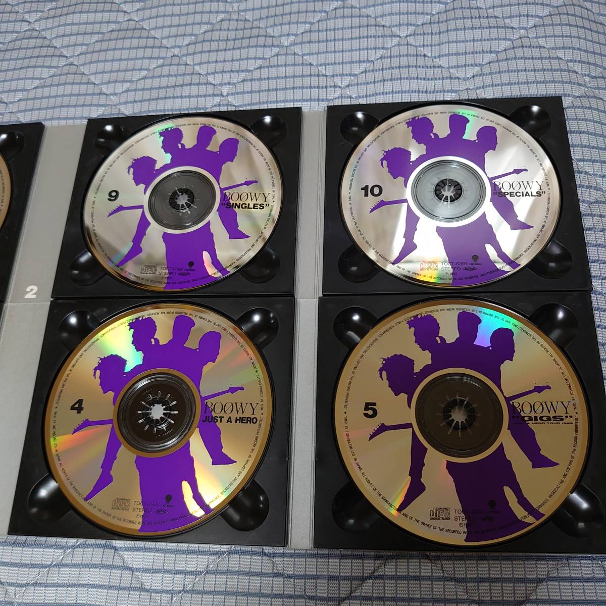 BOØWY/ BOØWY COMPLETE~CD10枚組未使用品 」-