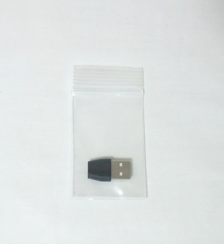 USB2.0オスをMicro USBメスに変換するアダプタ（黒色、新品）_画像3
