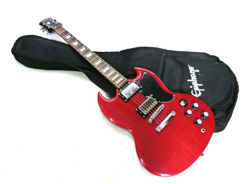 Yahoo!オークション - 1000円スタート エレキギター Epiphone SG