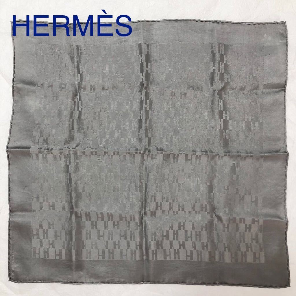 HERMES エルメス カレ45 プチカレ H織り H柄総柄 スカーフ HERMES エルメス カレ45 プチカレ H織り H柄総柄 スカーフ