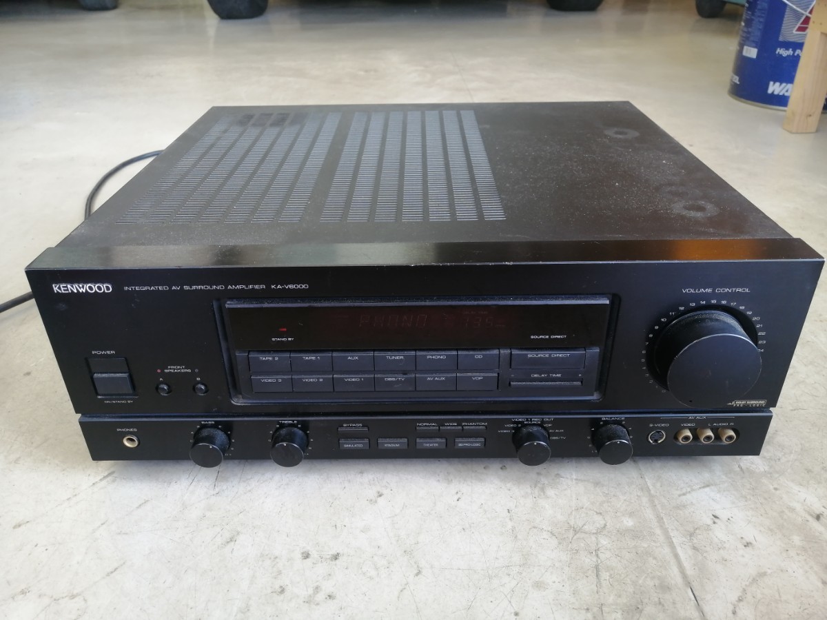  rare KENWOOD Kenwood AV Surround stereo amplifier KA-V6000 operation goods 