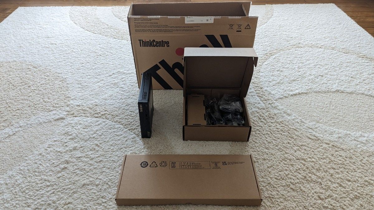 美品】ThinkCentre M75q Gen2 5650GE Windows11 Home 256GB 16GB