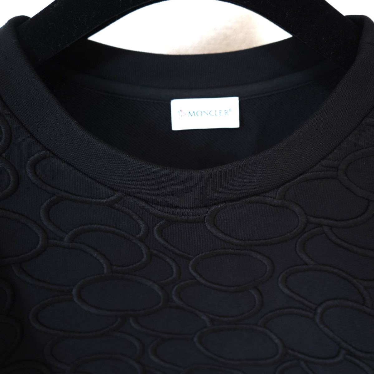 MONCLER】モンクレール スウェット トレーナー ブラック ユニセックス SWEAT 刺繍