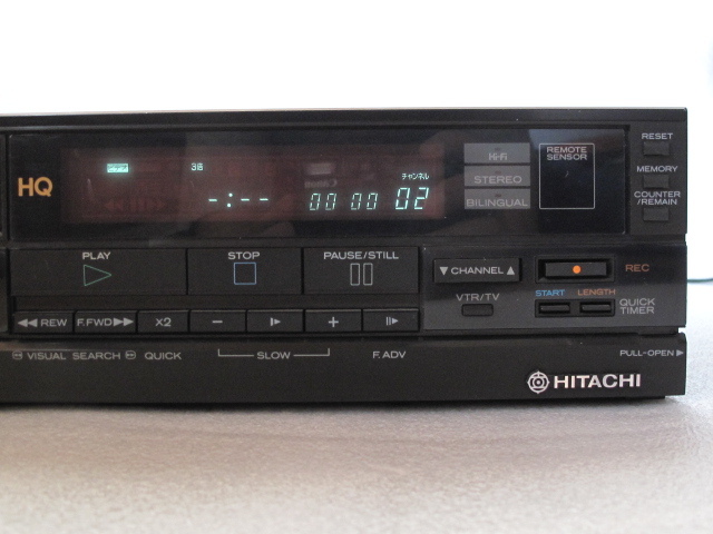 完動美品！【日立】 マスタックス VT-1700 VHSビデオデッキ_画像4