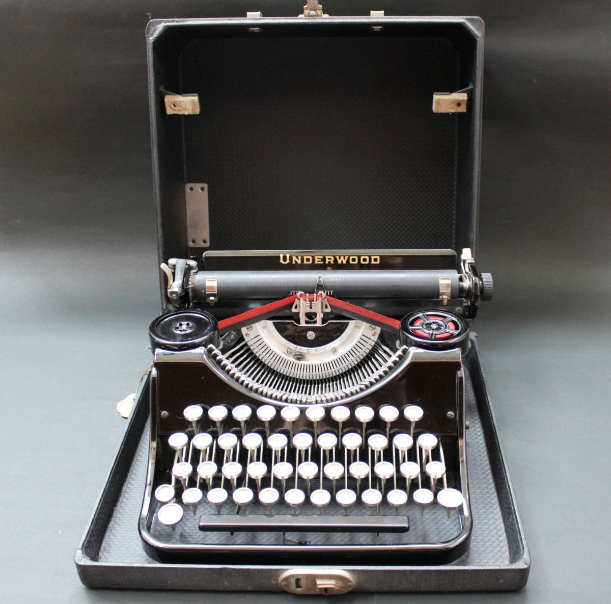 【美品】 1935 UNDERWOOD PORTABLE 【試打新品リボン付】 アンダーウッド タイプライター アンティーク  ヴァイオレット・エヴァーガーデン