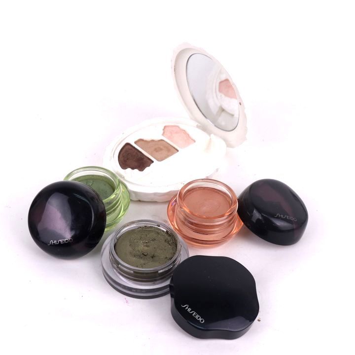  Shiseido eyeshadow sima ring cream I color other 4 point set together dirt have chip less lady's SHISEIDO