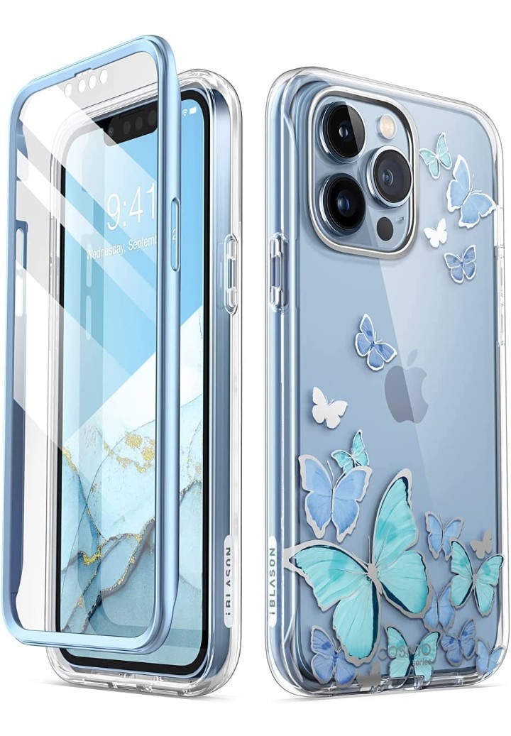 2302039☆i-Blason iPhone13Pro ケース 6.1インチ 2021 全面保護 耐衝撃 米軍MIL規格取得 画面保護フィルム バンパー＆ケースの三重構造の画像1