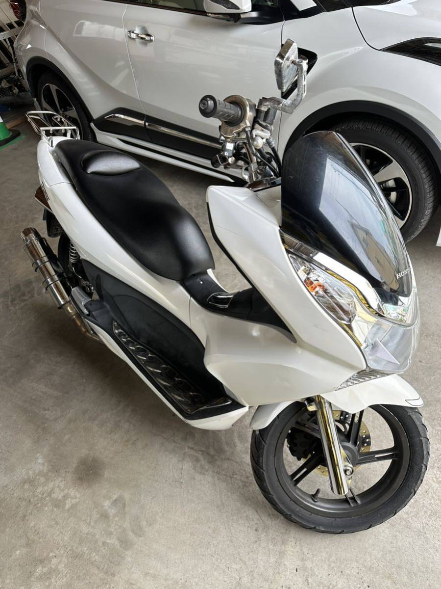 ☆値下げ特価スタート☆HONDA PCX125 JF28 ホワイト☆希少フルカスタム