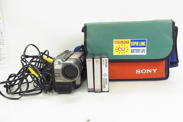 O285-Y26-901 SONY ソニー HANDYCAM CCD-TR290 ビデオカメラ 現状品①の画像1