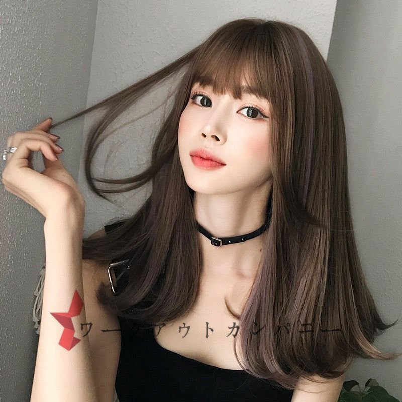 新品 人毛100％ ロングストレート つむじ部分手植え 自然に見えますフルウィッグ かつら ヘアアクセサリー サラサラ 自然_画像1