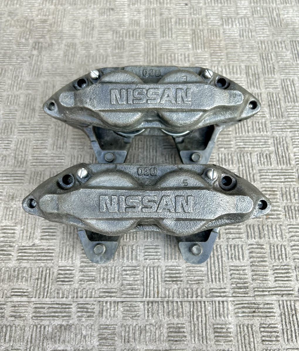 ☆オーバーホール品☆S15 S14☆シルビア☆フロントブレーキキャリパー☆左右セット☆R32 R33 R34 スカイライン☆S13☆4POT☆u0111☆