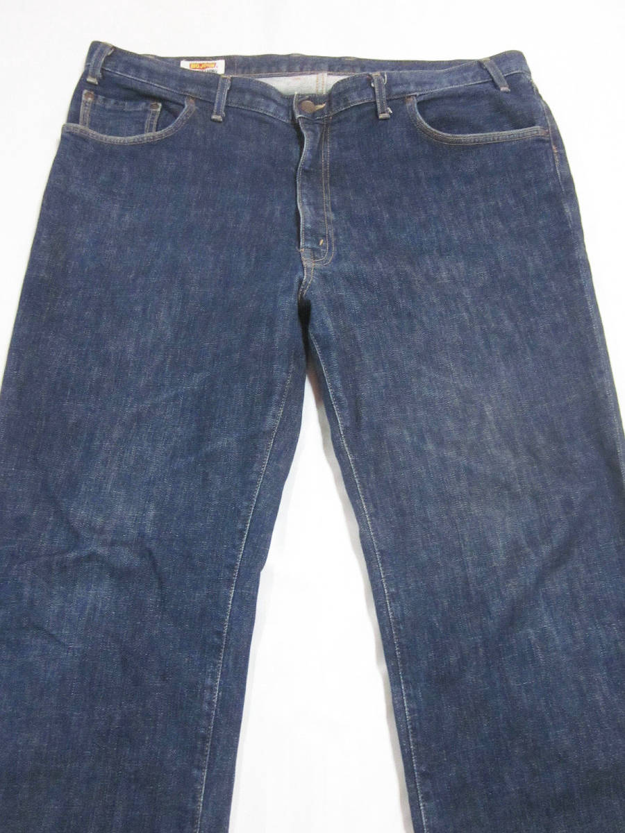  free shipping!! large size BIG JOHN Big John SP104E stretch Denim pants jeans indigo 42 W approximately 106CM made in Japan 