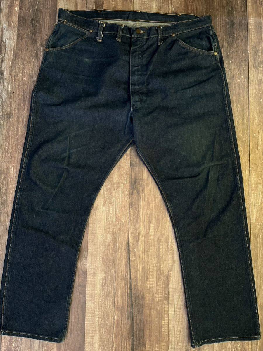 60s ラングラー 11MWZ ヴィンテージ デニムパンツ 真っ紺 Wrangler 検