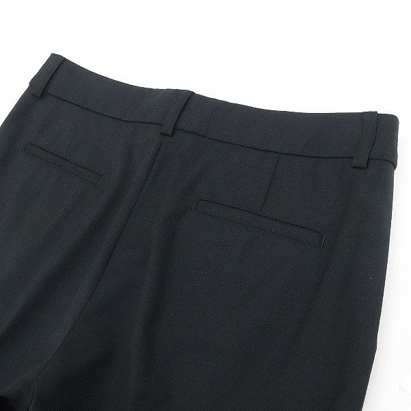 国内正規品◆ARMANI COLLEZIONI アルマーニコレツォーニ ストレッチ スラックス パンツ 黒 ブラック 40_画像4