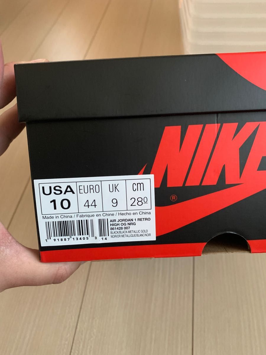 Nike Air Jordan 1 RETRO High OG NRG "Gold Toe"エア ジョーダン1 レトロ ハイ